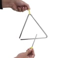 thumbnail image 4 of LYUMO Éveil Musical pour Enfants Instrument de Percussion Musical Triangle en Acier avec Percuteur, Triangle de Percussion, Triangle d'Instrument, 4 of 7