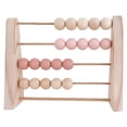 thumbnail image 1 of Wood Abacus Toy Beads Counting Playthings Simple Design Prop Birthday Gift Early Education Math Learning Toys Educational Prop Home Decoration Pink, 1 of 8