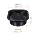 thumbnail image 2 of Unique Bargains 8 Inch ABS Square Duct Connector Flange Air Ventilation Duct with Valve Black, 2 of 5