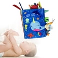thumbnail image 3 of Soft Crinkle Book Rattle Toy for Infants Educational Car Seat Babies, 3 of 8