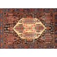 thumbnail image 1 of Ahgly Company Indoor Rectangle Traditional Orange Brown Persian Area Rugs, 8' x 12', 1 of 6