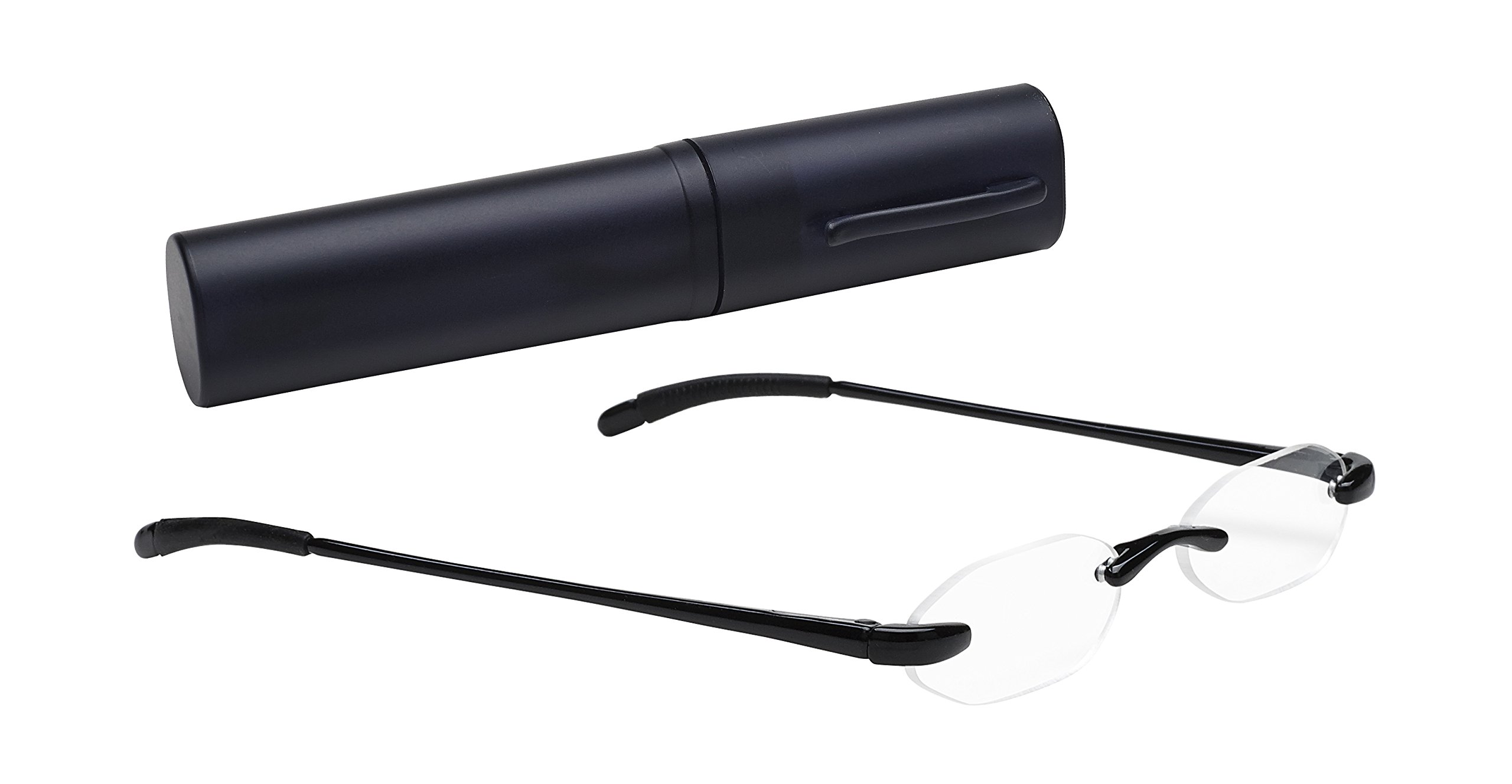 SAV Eyewear Unisex-Adult Flexi Lights 5000 Black Reading Glasses, 1.25