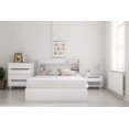 thumbnail image 2 of Nexera Aura 3 Drawer Storage Bed and Headboard, White, 2 of 5