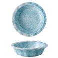 thumbnail image 1 of Qeeadeea Small Round Baking Dish Set Of 2, Colorful Ceramic Casserole Dish, Round Ceramic Pie Plate-Light blue-17cm, 1 of 7