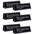 thumbnail image 1 of 6 Pcs Panneau de Table Acrylique Hôtel Restaurant Panneau de Rappel pour Mariage Anniversaire Fête, 1 of 9