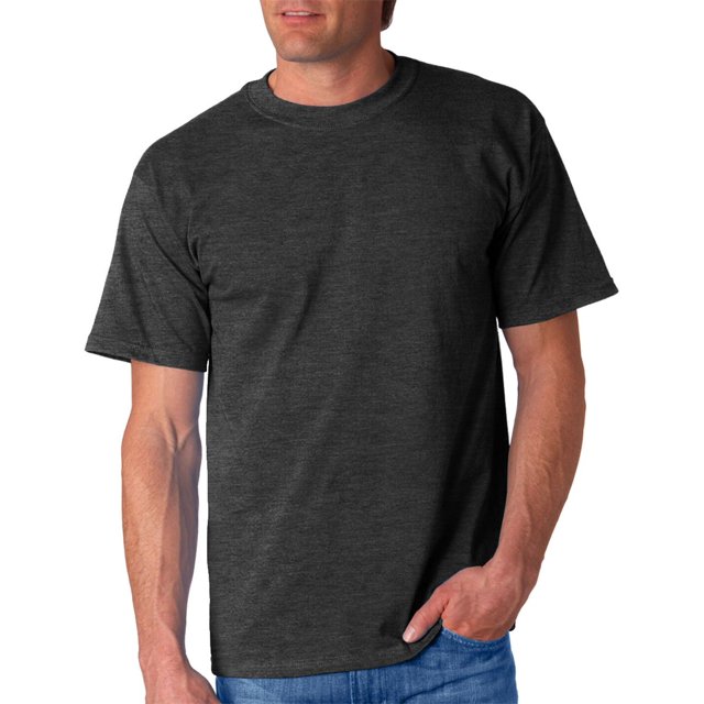 Gildan Men's Ultra Cotton Tee Extended Sizes, Dark Heather, XXX-Large