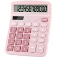thumbnail image 1 of HSHDLDF Calculatrice de Bureau 12 Chiffres (Rose), 1 of 6