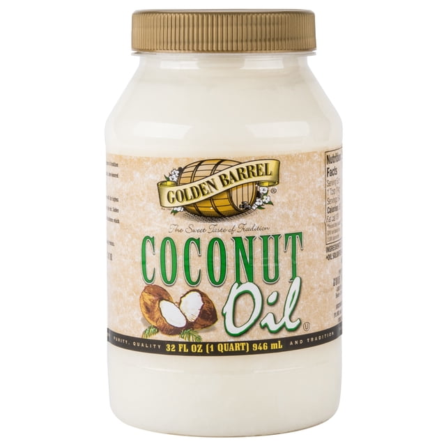 Golden Barrel Huile de Noix de Coco 32 oz - 12/caisse