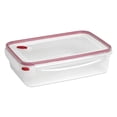 thumbnail image 2 of Sterilite Ultra Seal 16 Cup Rectangular Food Containers, Red (4 Pack), 2 of 11
