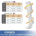 thumbnail image 2 of 3pairs Copper Compression Socks For Blood Circulation 15-20mm Hg  Compression Socks For Women And Men, 2 of 7