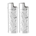 thumbnail image 2 of Vintage Style Lighter Case Zinc Alloy, Secure Protection, Easy Lighting Stylish and Practical with Floral Pattern for Outdoor Camping Hiking, 2 of 7