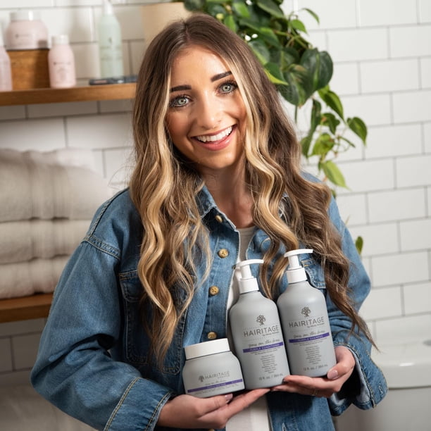 Hairitage Pass on the Brass Purple Shampoo with Jojoba Oil for