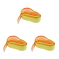 thumbnail image 3 of Transemion Anti Slip Racket Roll Tennis Handle Grip Wrap Tape Fluorescent Yellow 110x2.5x0.2CM 3Set, 3 of 6