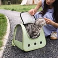thumbnail image 1 of Jubipavy Cats Bag Foldable Breathable Cats Bag Backpack Cats Walking Backpack Portable Suitable For Walking Cats Outside, 1 of 6