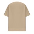thumbnail image 3 of Plebaso T-shirts Surdimensionnés pour Garçons Filles Manches Courtes Décontractés T-Shirts Unis Enfants Col Rond Hauts Légers, 3 of 5