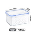 thumbnail image 2 of HCBY Airtight Food Container, Large-capacity yet Space-saving Fridge Organizer, Multi-size Optional Specification, Food-safe Material, Reusable Box for Meal Prep and Picnic Storage, 2 of 5