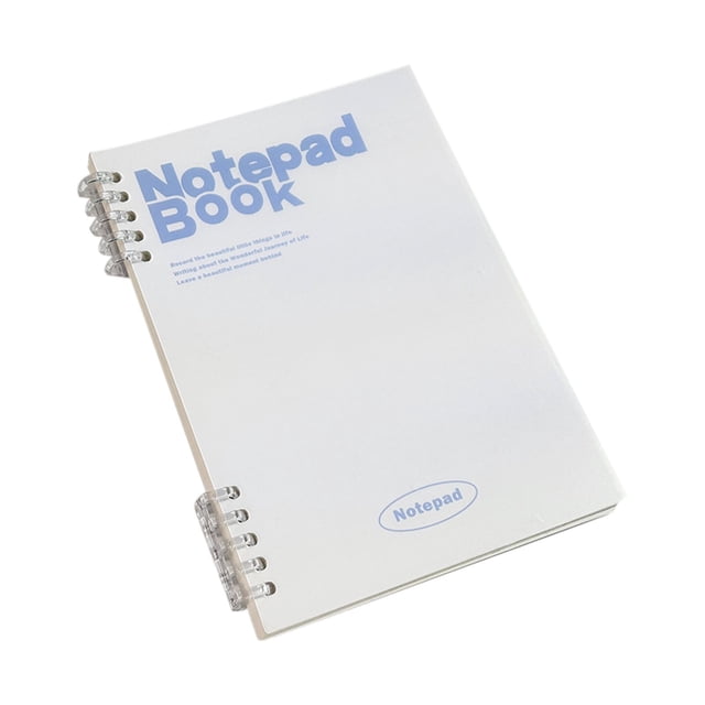 Clearance! beishanbush Notebooks for School Notebook Refillable Notebook and Filler Paper Notebooks College Ruled with Dividers Transparent Covers for Home School One Size White