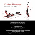 thumbnail image 2 of Gymax Machine d'Aviron Pliable 4 en 1 AB Crunch Machine d'Entraînement avec Panneau de Commande Gym à Domicile, 2 of 10