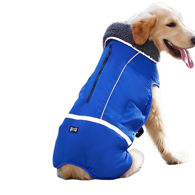 TopLLC and winter pet jacket thickened reflective jacket vest pet clothes