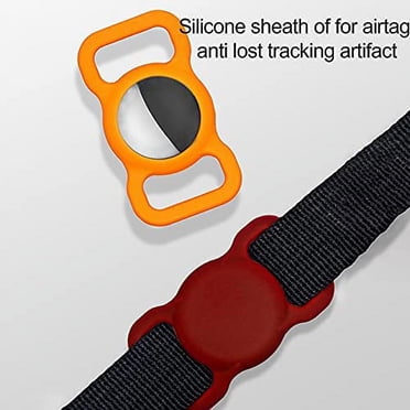 Étui de Protection en Silicone pour Animaux pour Apple Airtag Chien Chat Collier Boucle, Support de Boucle pour Animaux pour Air_tag, pour Localisateur Apple Traqueur Dispositif Anti-Perte