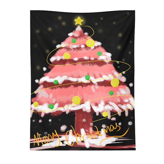 Birdeem Christmas Decoration Hanging Cloth Party Holiday Christmas Tree Background Cloth Gift