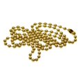 thumbnail image 3 of GUOOL 1Strand Brass Round Beads Ball Chain for Jewelry Making 28inch, 3 of 9