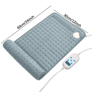 Heating Pad for Neck and Shoulders 6-Level Electric Heating Warming Pad Heat Mat Body Pain Relief 4-Timer Neck Pain Relief