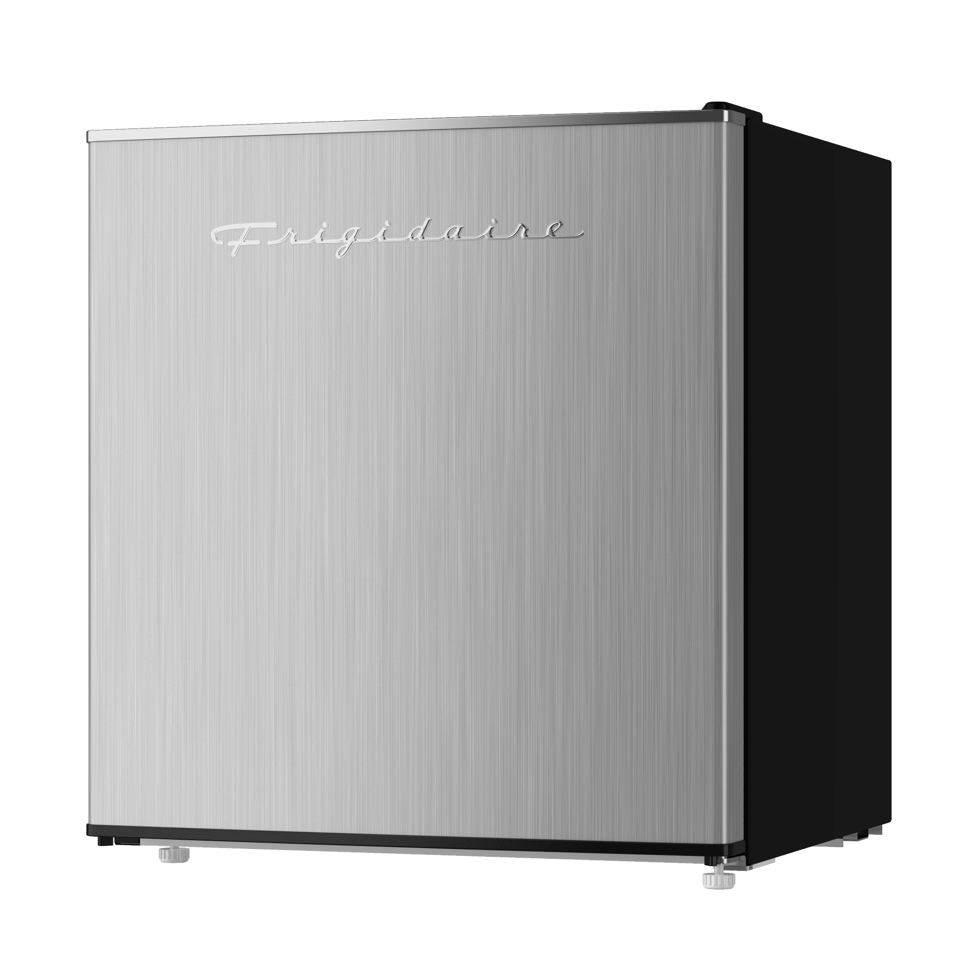 Réfrigérateur compact rétro Frigidaire de 1,6 pi³ avec compartiment congélateur, mini-réfrigérateur platine avec garniture chromée pour chambre, dortoir, bureau, appartement