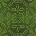 thumbnail image 1 of Ahgly Company Tapis d'Intérieur Lavable en Machine Carré Transitionnel Vert Forêt Foncé, 5 Pieds Carré, 1 of 7
