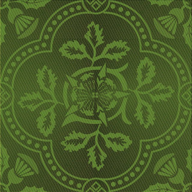 Ahgly Company Tapis d'Intérieur Lavable en Machine Carré Transitionnel Vert Forêt Foncé, 5 Pieds Carré