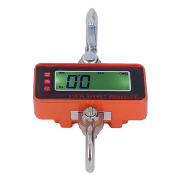 Wireless Hanging Scale,1500KG 3000LB Orange Industrial LCD Crane Scale LCD Display Crane Scale Highly Recommended