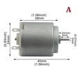 thumbnail image 1 of Mini 260 Motor Dc 1.5-3V Electric Machinery Tools High Speed Toy Car Fan Diy A, 1 of 10
