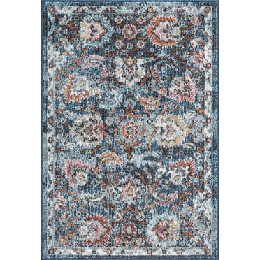Tapis décoratif multicolore Floral Mainstays, 31,5 po x 45 po