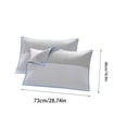 thumbnail image 3 of Coarse Cloth Pillowcase Towel, 1-Pack Breathable Sweat-Absorbing Polyester Wrap, Padded Non-Wetting Cover, Knitted Fabric, Soft Pillow Protector, Multicolor, 29x19in, 3 of 6