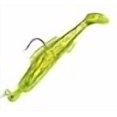 thumbnail image 2 of H & H Lure ICMDR-14 3 in. Cocahoe Minnow Double Rigs - Chartreuse Glitter, 2 of 2