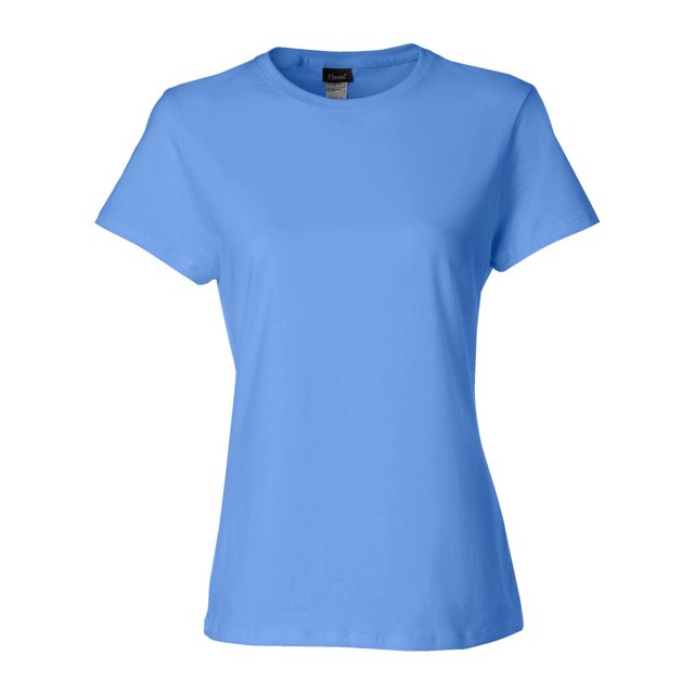 Hanes T-Shirt Perfect-T pour Femmes, 5TG, Bleu Caroline