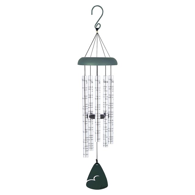Carson Home Accents 62913 Carillon Commémoratif Sonnet Toujours Près de 30 Pouces, Argent