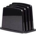 thumbnail image 4 of Storex Modern Gloss Vertical Sorter, Black, 4-Pack, 4 of 4