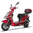 thumbnail image 1 of EMMO Hornet XI E Bike - Scooter Style eBike - 60V30Ah Lithium - Red - Removable Battery - Large Storage, 1 of 10