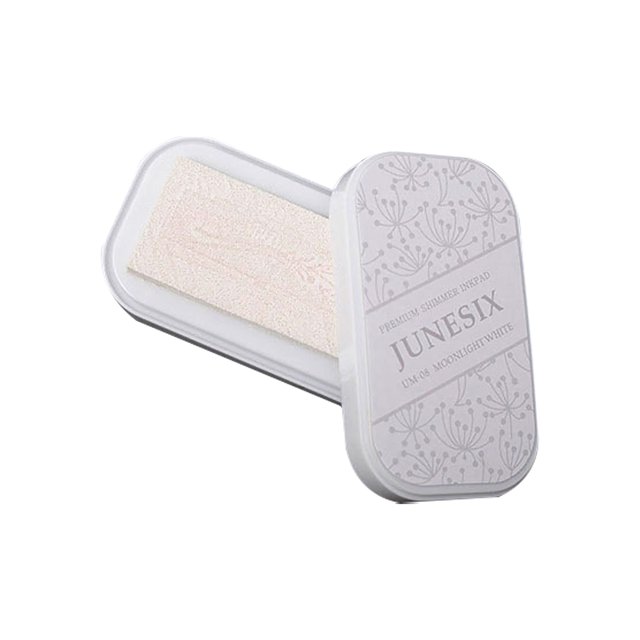 Amdohai Cute Ink Pad Metal Bright Color Acid-Free Non-Toxic Inkpad for Children Adult DIY Stamp Sealing