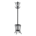 thumbnail image 1 of Monarch Specialties Coat Rack, Hall Tree, Free Standing, 8 Hooks, Entryway, 71"h, Umbrella Holder, Bedroom, Metal, Black, Transitional, 1 of 3