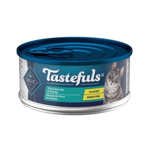 Blue Buffalo Tastefuls Tuna de chat adulte Entrée dans Gravy Flaked Wet Food