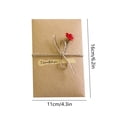 thumbnail image 3 of 10pcs Birthday Invitation Card Birthday Cards Kraft Paper Card Mother's Day Gift Card Flower Cards Blessing Card Wedding Cards Party Card Flowers Greeting Card, 3 of 6