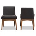 thumbnail image 3 of Baxton Studio Nexus Dining Side Chair in Dark Gray (Set of 2), 3 of 7