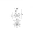 thumbnail image 3 of CWI Lighting Lustre 11 Lumières avec Finition Nickel Poli, 3 of 9