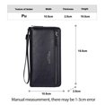 thumbnail image 3 of Mens Long Wallet with External Card Slots Mens Clutch Bag in Soft Leather, 3 of 8