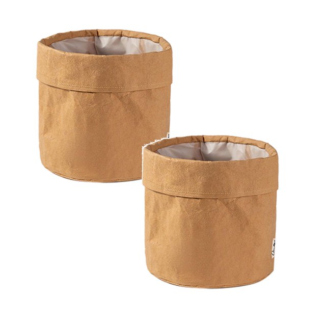 Oleegame 2PC Produce Storage Paper Kitchen Fridge Storage Bag Washable Leather Paper Tear Multi Purpose Use 1PC