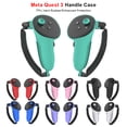 thumbnail image 2 of Becaristey 2pack/lot Secure Fit VR Touch Controller Silicone Cover With Full Protection Adjustable And Secure Blue, 2 of 6