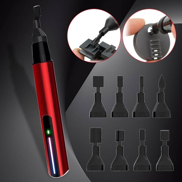 Vaidha Mini Pen Sander | Reciprocating Detail Sander with 8 Sanding Heads | 3-Speed Adjustable 2800-3600 RPM | USB Fast Charging | Portable Polishing Tool for Small Projects & DIY Crafts