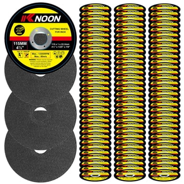 KKnoon Lame de Coupe Multifonctionnelle en Oxyde d'Aluminium 115 mm Diamètre 4 1/2 Po Disque de Coupe en Acier Inoxydable pour Meuleuse d'Angle